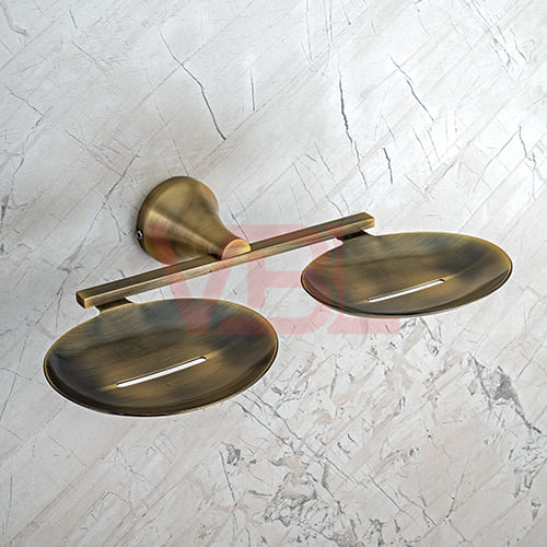 Double Brass Soap Dish