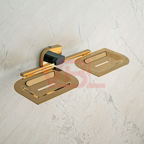 Double Brass Soap Dish