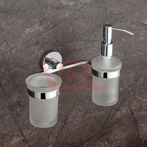 Tumbler Holder + Liquid Soap Dispenser