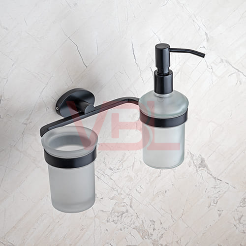 Tumbler Holder + Liquid Soap Dispenser