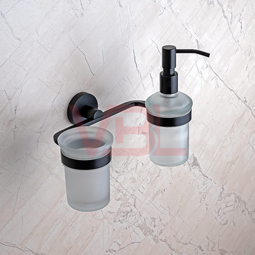 Tumbler Holder + Liquid Soap Dispenser