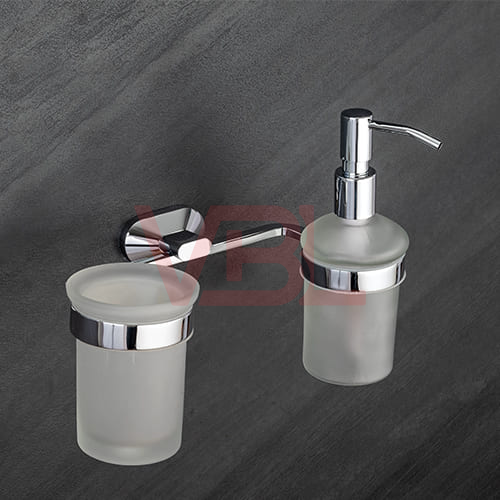 Tumbler Holder + Liquid Soap Dispenser