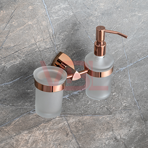 Tumbler Holder + Liquid Soap Dispenser