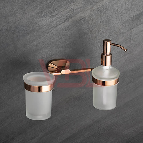 Tumbler Holder + Liquid Soap Dispenser