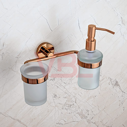 Tumbler Holder + Liquid Soap Dispenser