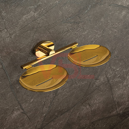 Double Brass Soap Dish