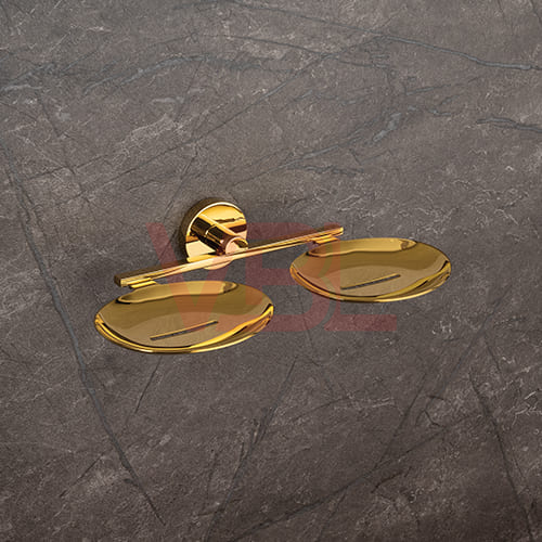 Double Brass Soap Dish