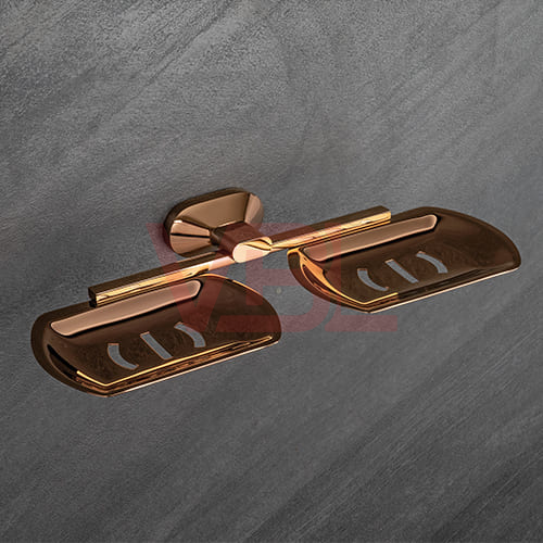 Double Brass Soap Dish