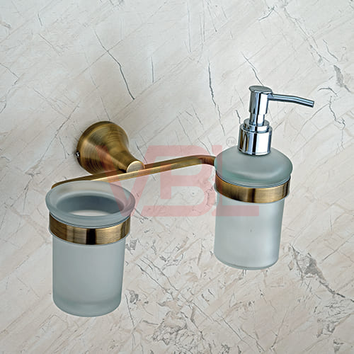 Tumbler Holder + Liquid Soap Dispenser
