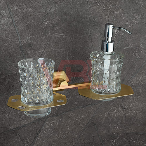 Tumbler Holder + Liquid Soap Dispenser