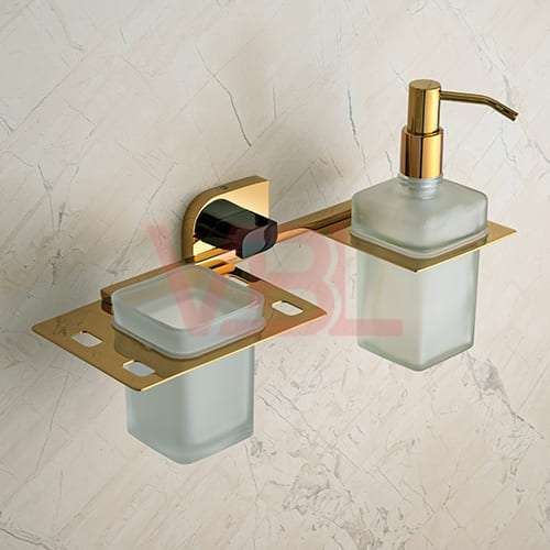 Tumbler Holder + Liquid Soap Dispenser