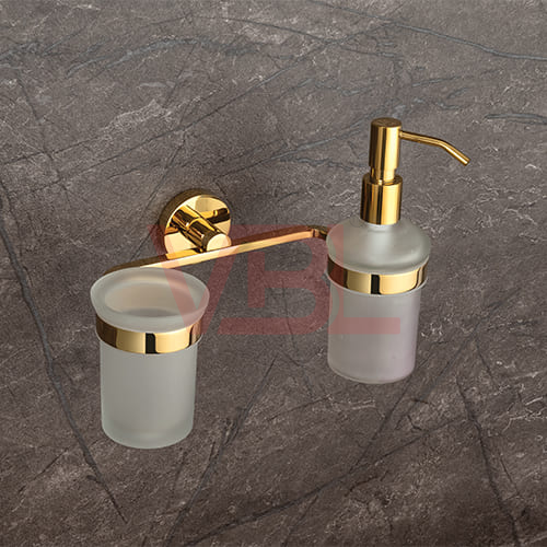 Tumbler Holder + Liquid Soap Dispenser